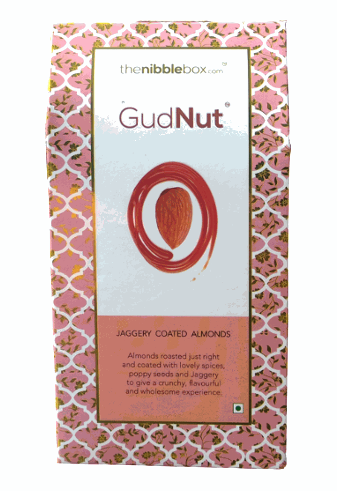 GudNut Almonds (jaggery coated nuts) 100g