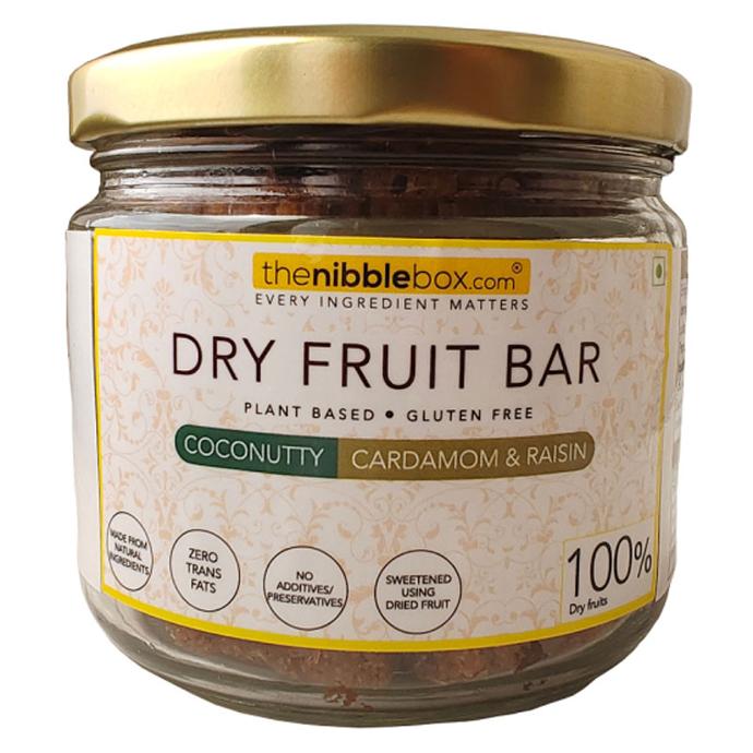 Coconutty - Cardamom and Raisin (Dry fruit bars/ Vegan mithai)